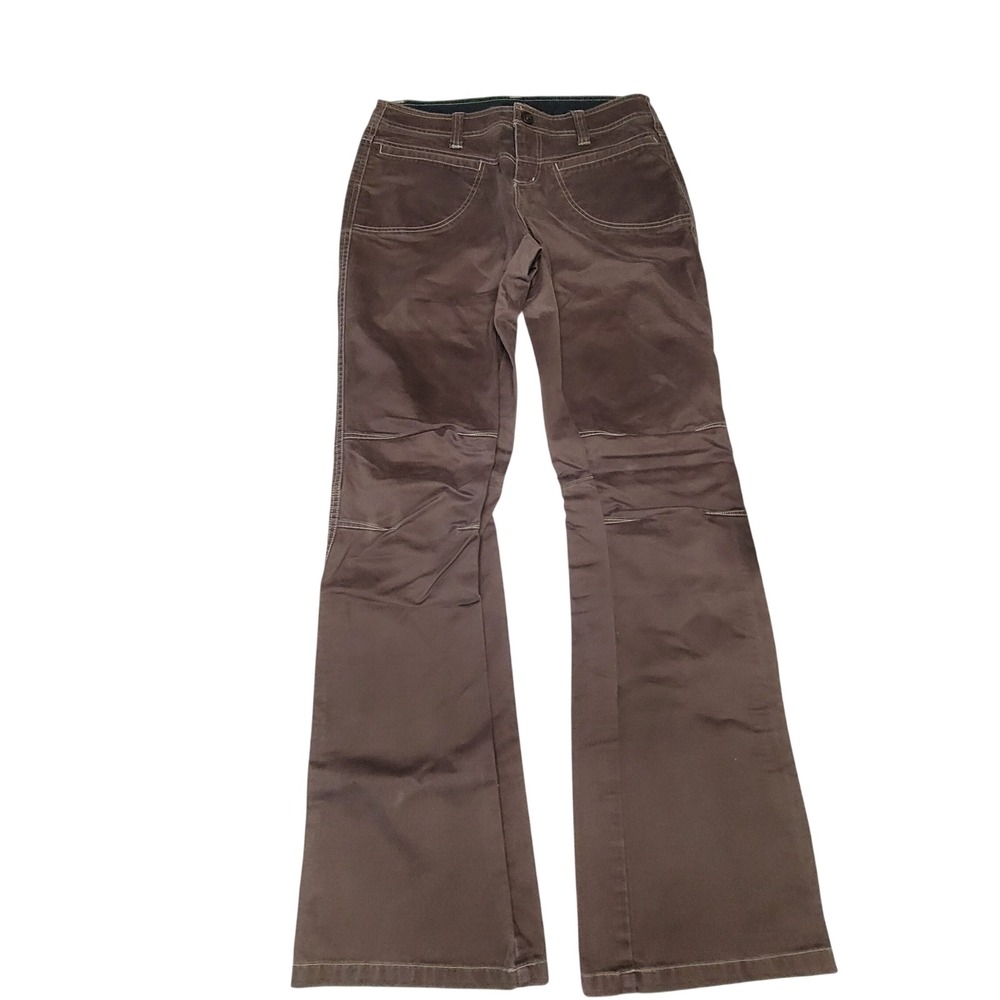 Kuhl Womens Splash Metro Pants Brown Flare Leg Hiking Outdoor Size 8 Regular